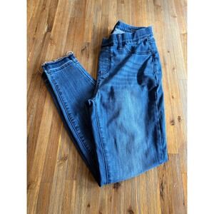 Judy Blue Skinny Fit Frayed Hem High Rise denim jeans womens blue‎ size 9